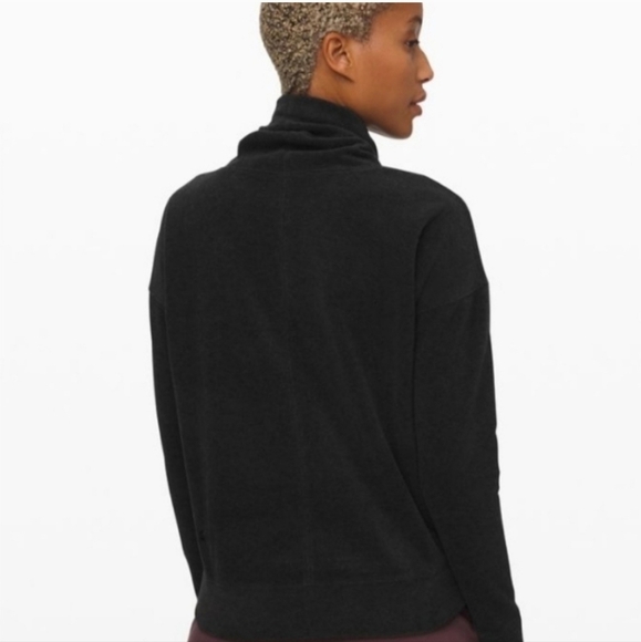 Lululemon Go Forward Pullover Funnelneck Fleece Sweater Sz 6 - Picture 2 of 8
